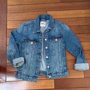Zara Classic Blue Jean Jacket XS